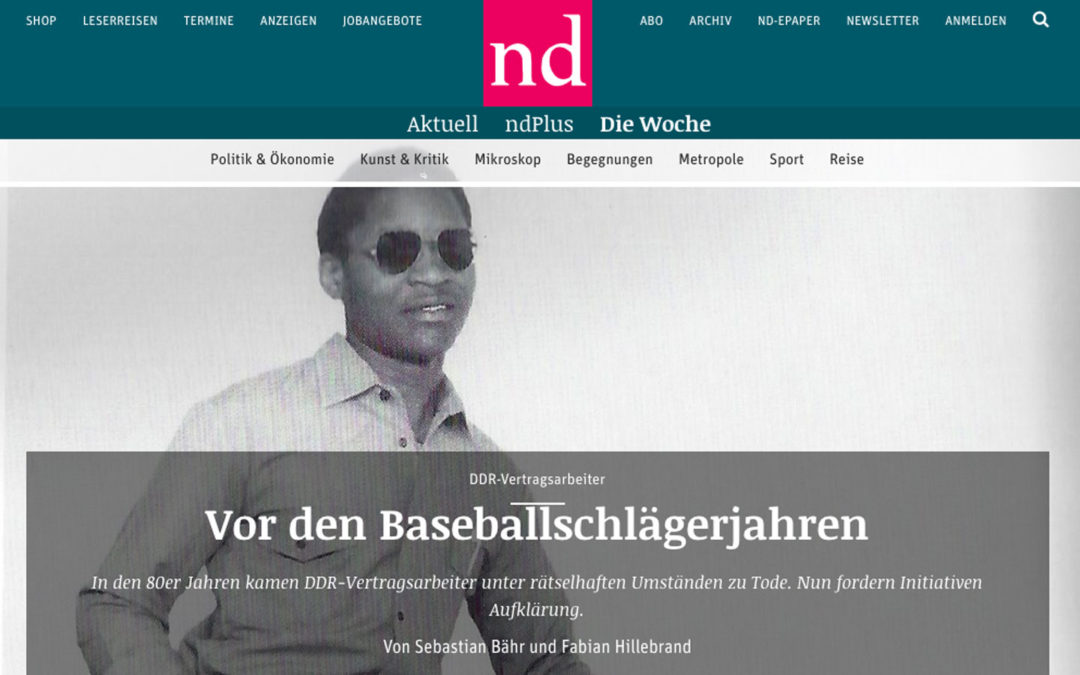 Vor den Baseballschlägerjahren